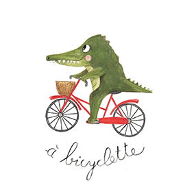 croco à vélo